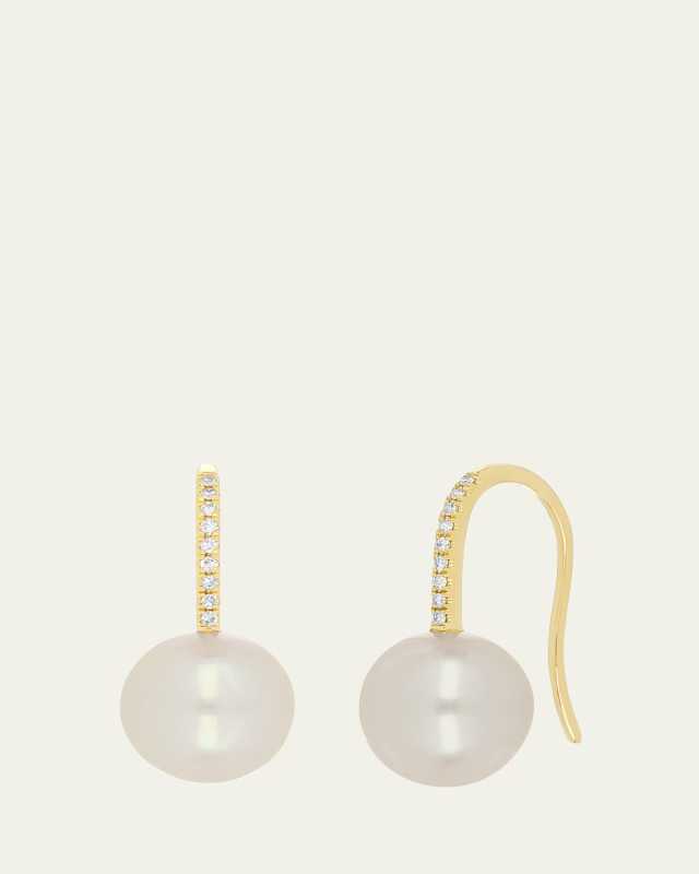 Pearl Ball Drop Earrings